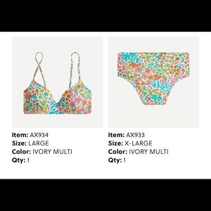 JCrew bathing suit bikini
